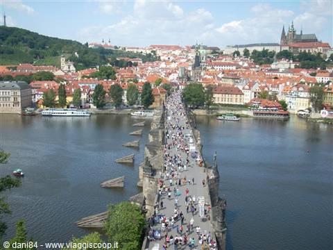 Charles bridge panorama from the tower 2
