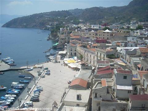 lipari panorama from the viewpoint