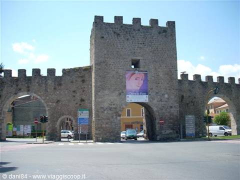 Rieti city walls