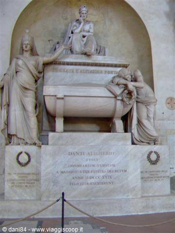 santa croce tomb of dante alighieri