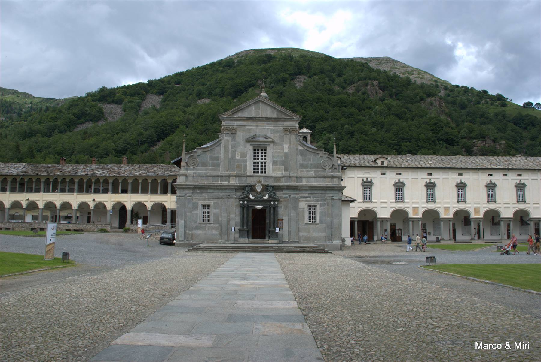 Oropa Sanctuary - The Old Church and the Cloister