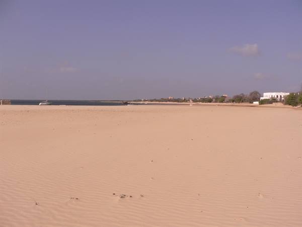 Beach on Manda Island