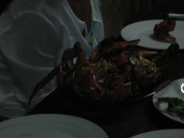 Lamu crabs at Olympic restaurant