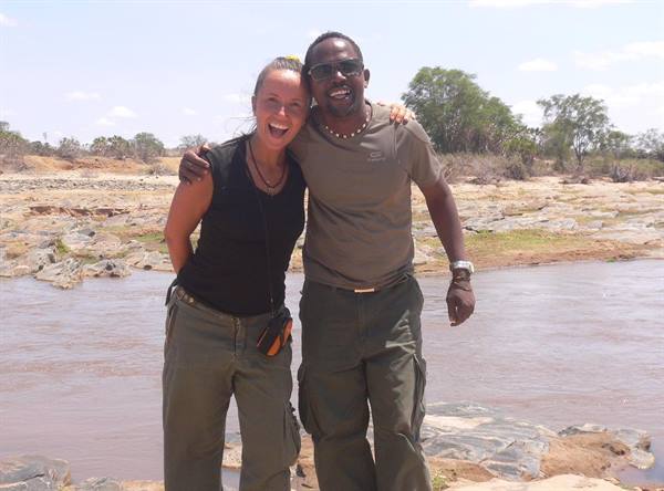 with Thomas in the savannah