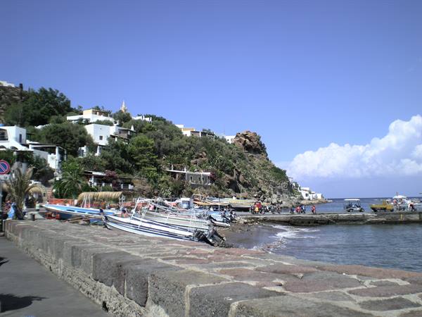 The port of Panarea