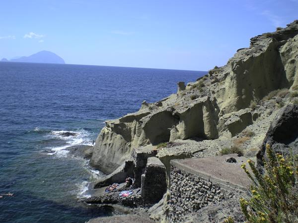 The beach of Pollara