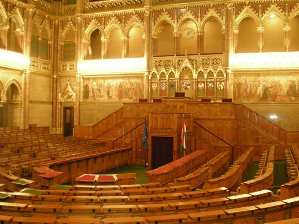 The Parliament chamber