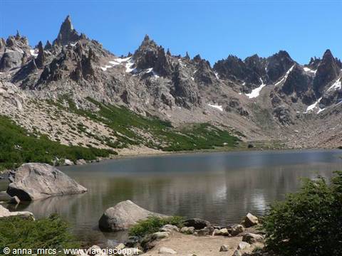 Lake Toncek – In the background Cerro Cathedral 