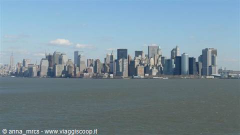 Manhattan from Liberty Island