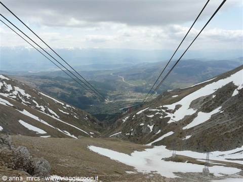 45 Descending by cable car