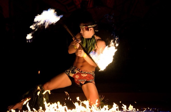 Polynesian model fire