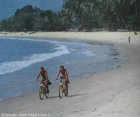 On the beaches of Freetown