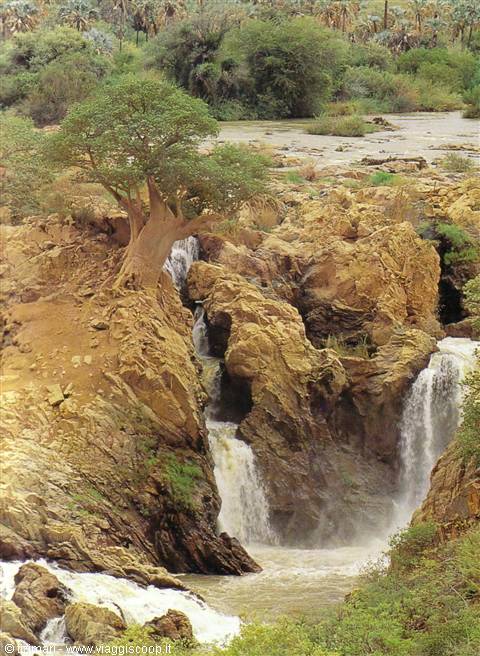 The Epupa falls on the Cunene river