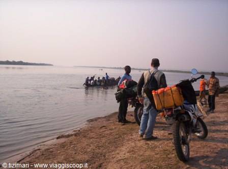 the arrival at the river