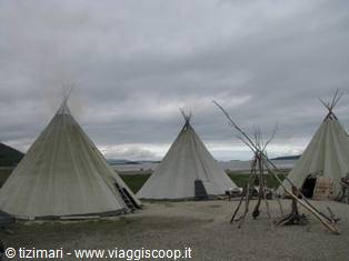 Norwegian Lapland, Sami tents
