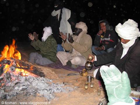 New Year's Eve in the erg of Ubari
