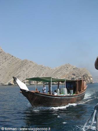 Musandam, in a dhow
