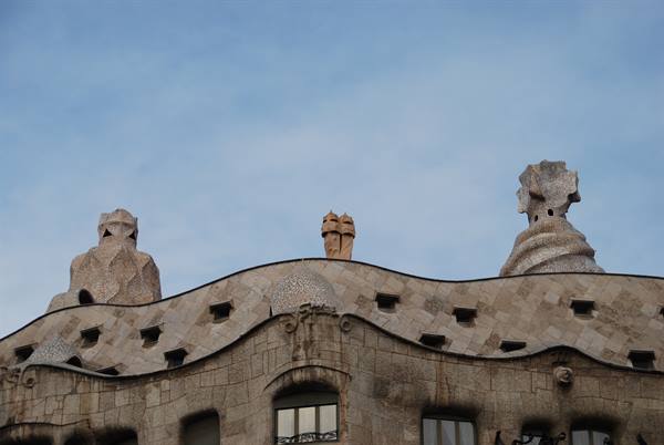 The roof of the Pedrera