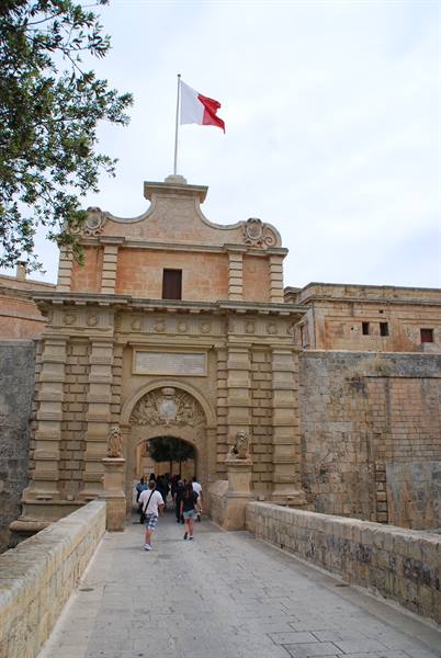 The entrance to Mdina