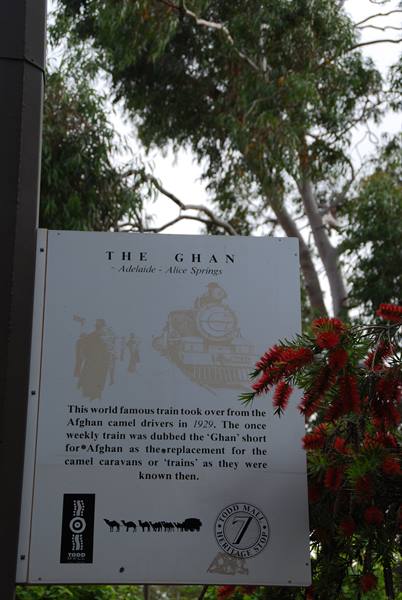 Tracks of the legendary The Ghan