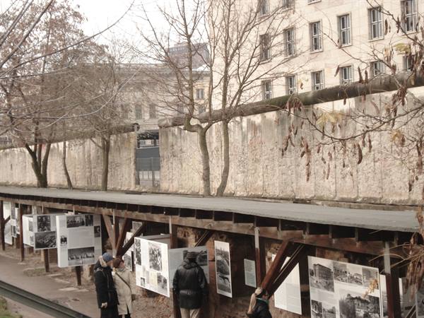More remains of the wall