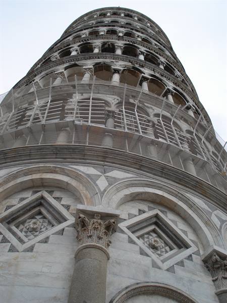 The tower from below
