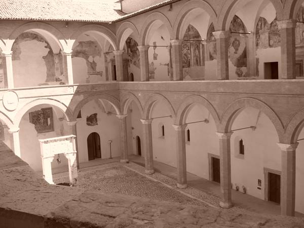 The courtyard of the fortress