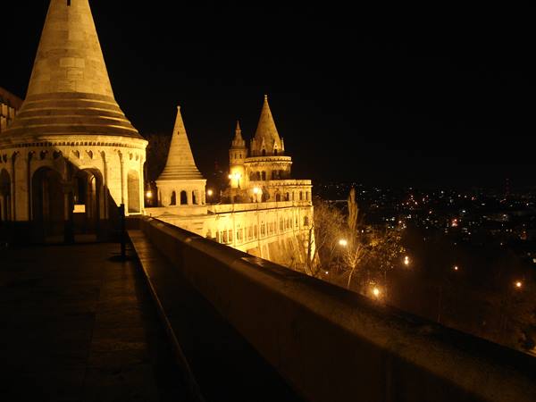 Fishermen's Bastion by night
