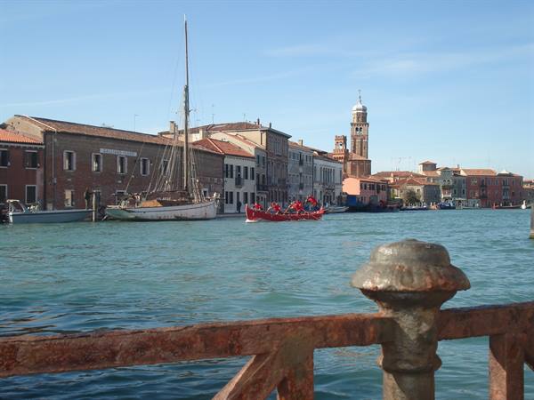 Historic regatta in the Murano canal