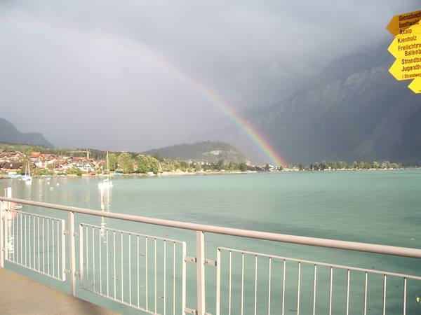 Brienz, rainbow