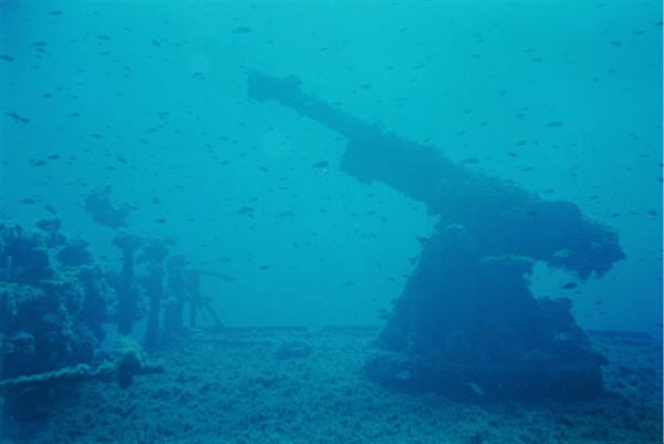 GUN FROM THE KT.12 WRECK