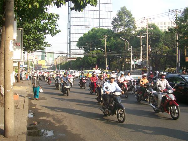 Traffic in Ho Chi Minh
