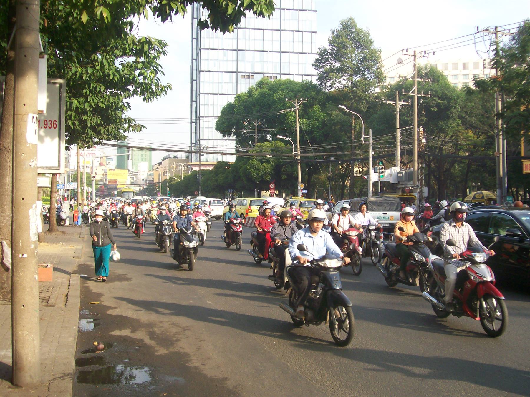 Traffic in Ho Chi Minh