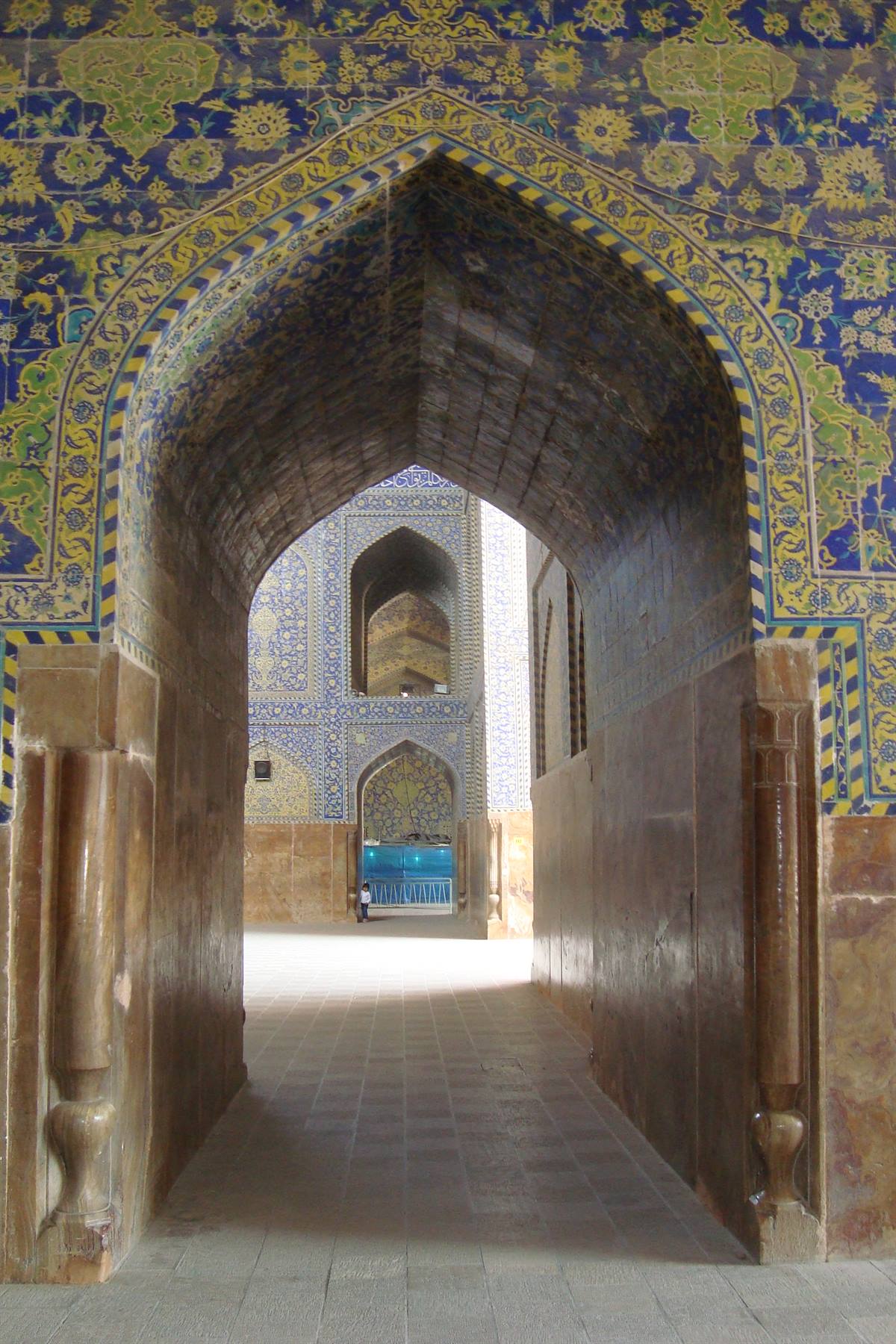 Isfahan Imam Square detail of the portals