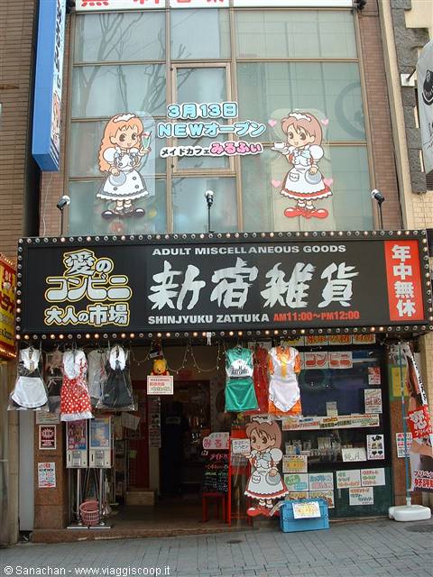 ...who among you, seeing the little characters up top, wouldn't have realised this was a sex shop?!