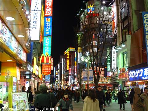 evening strolling around shinjuku