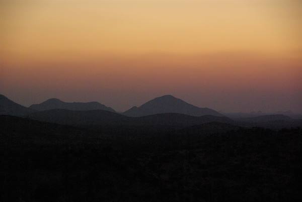 Namibian sunset
