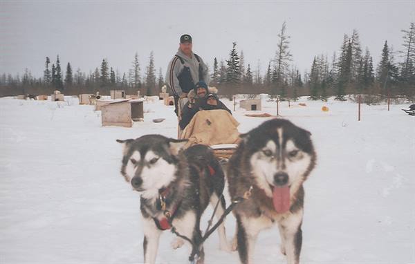 fabulous ride on the dogsled