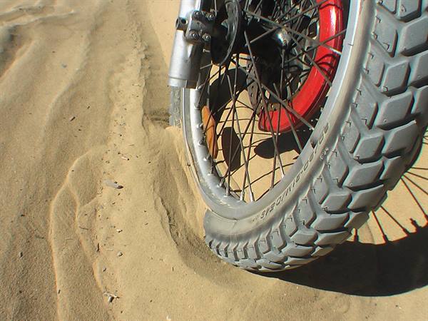 Kazakhstan sand road