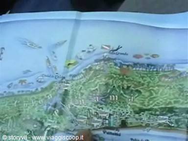 Illustrated map of Varadero showing beaches and hotels
