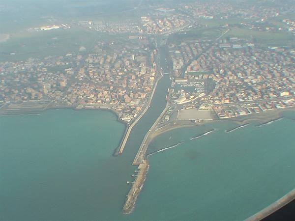 Fiumicino from the A330