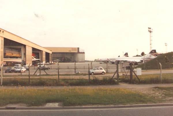 at london heathrow in front with the cinquina at the concorde
