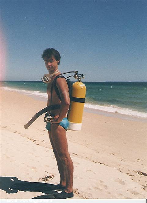 the first scuba dive australia