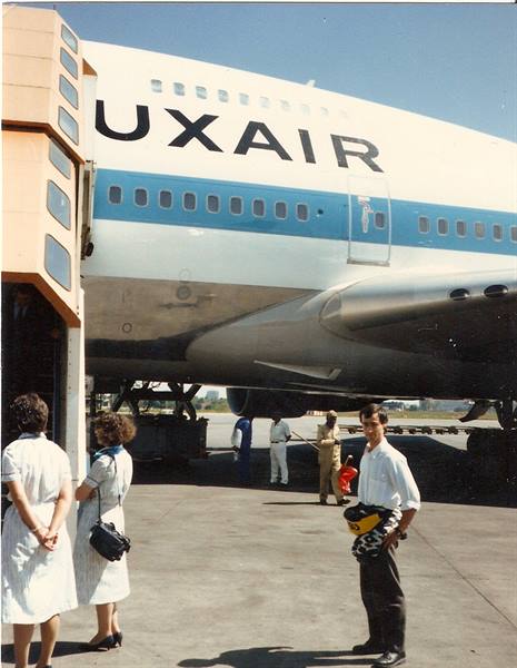 Boeing 747 SP in Johannesburg