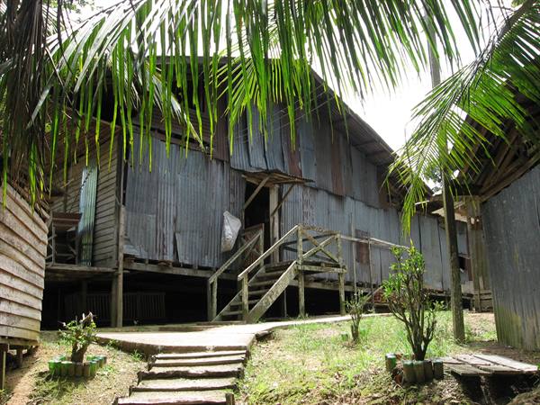 Longhouse entrance