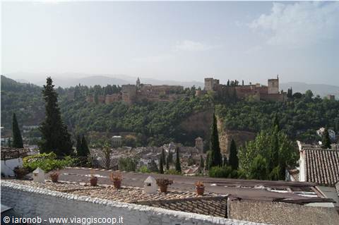 Alhambra from the lookout - Granada