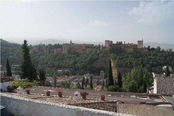 Alhambra from the lookout - Granada