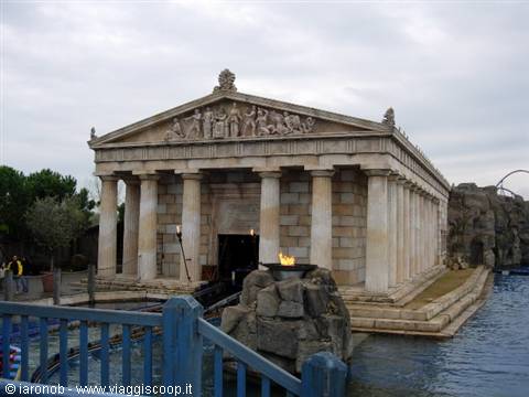 Europa Park - Greece area - Water roller coaster -