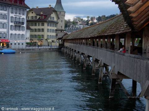 Lucerne - the wooden bridge