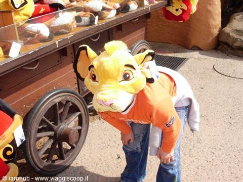 A little lion at Eurodisney